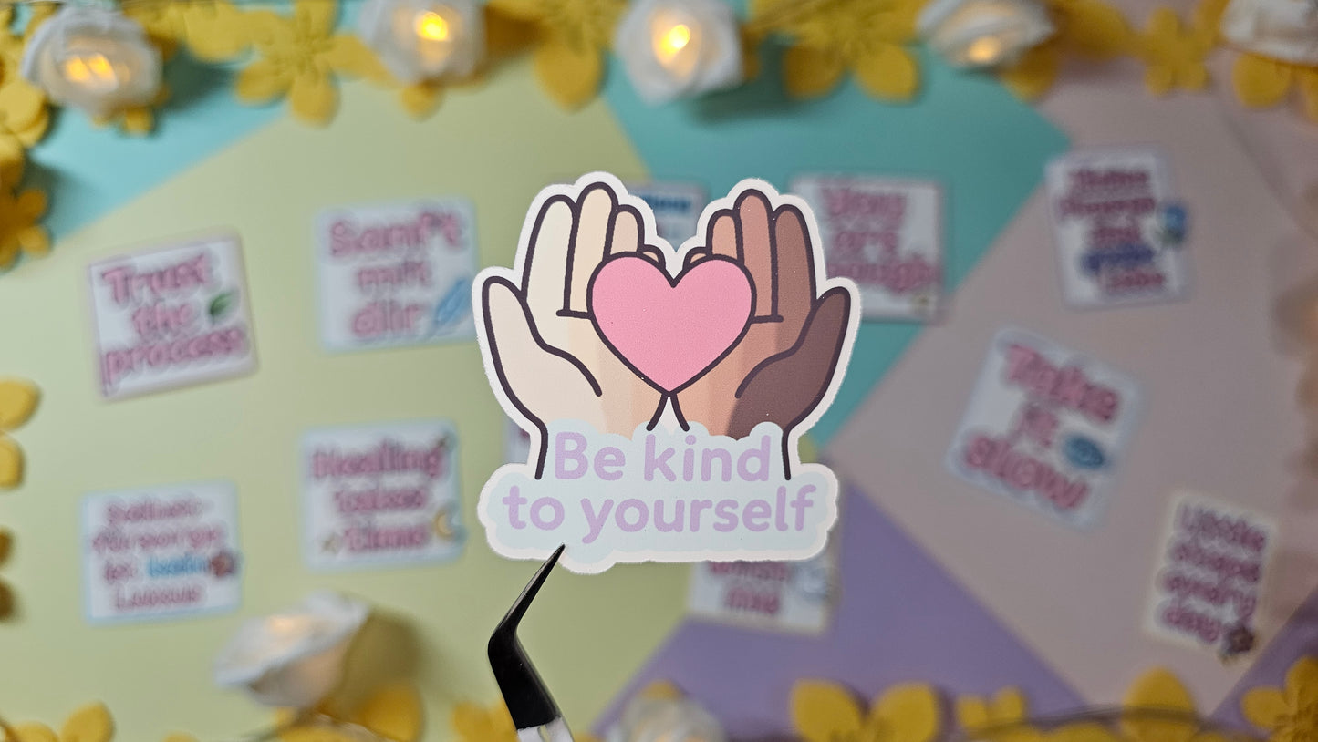 Selfcare sticker cards – Affirmations to stick on