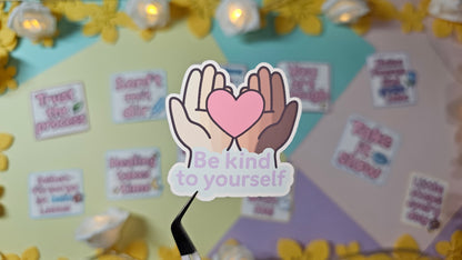 Selfcare sticker cards – Affirmations to stick on