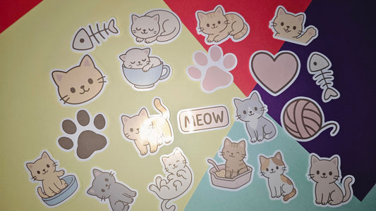 Single Stickers - Cat Edition