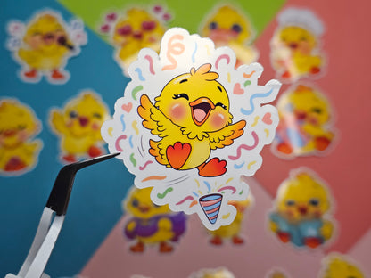Einzelsticker - Süße Enten