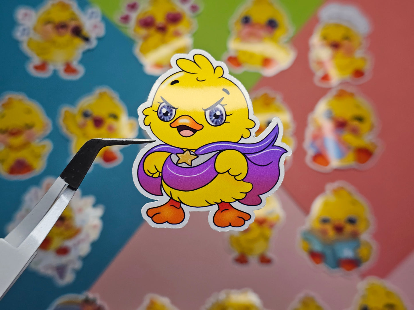 Einzelsticker - Süße Enten