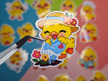 Einzelsticker - Süße Enten