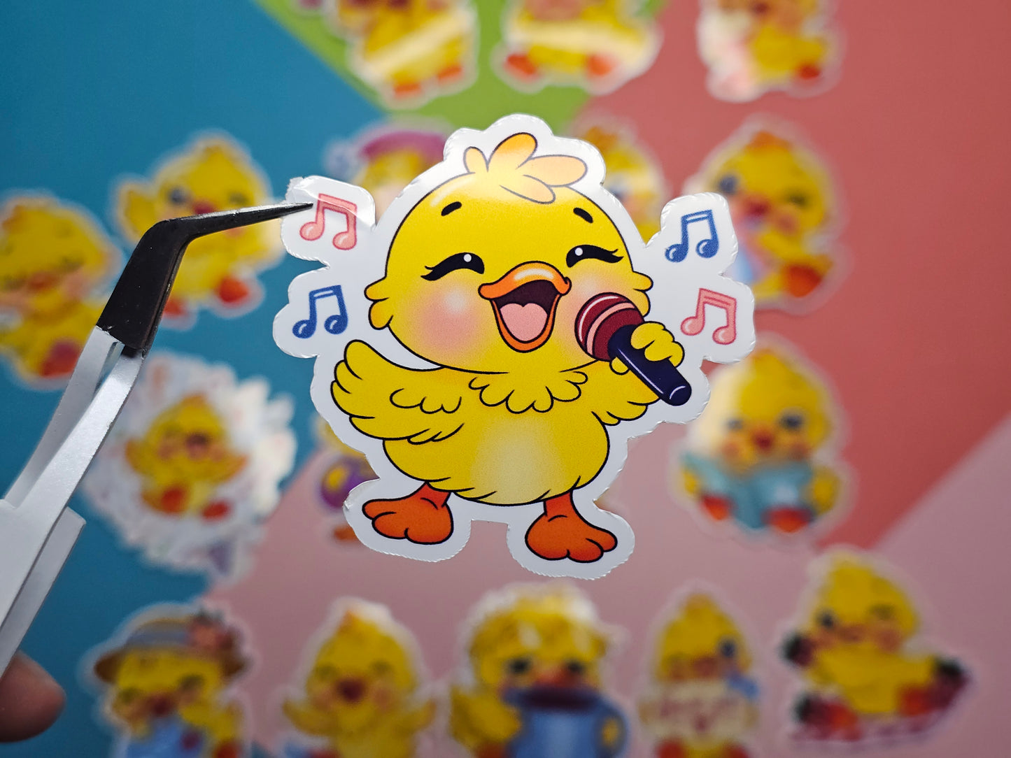 Einzelsticker - Süße Enten