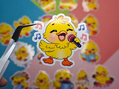 Einzelsticker - Süße Enten