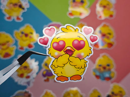 Einzelsticker - Süße Enten