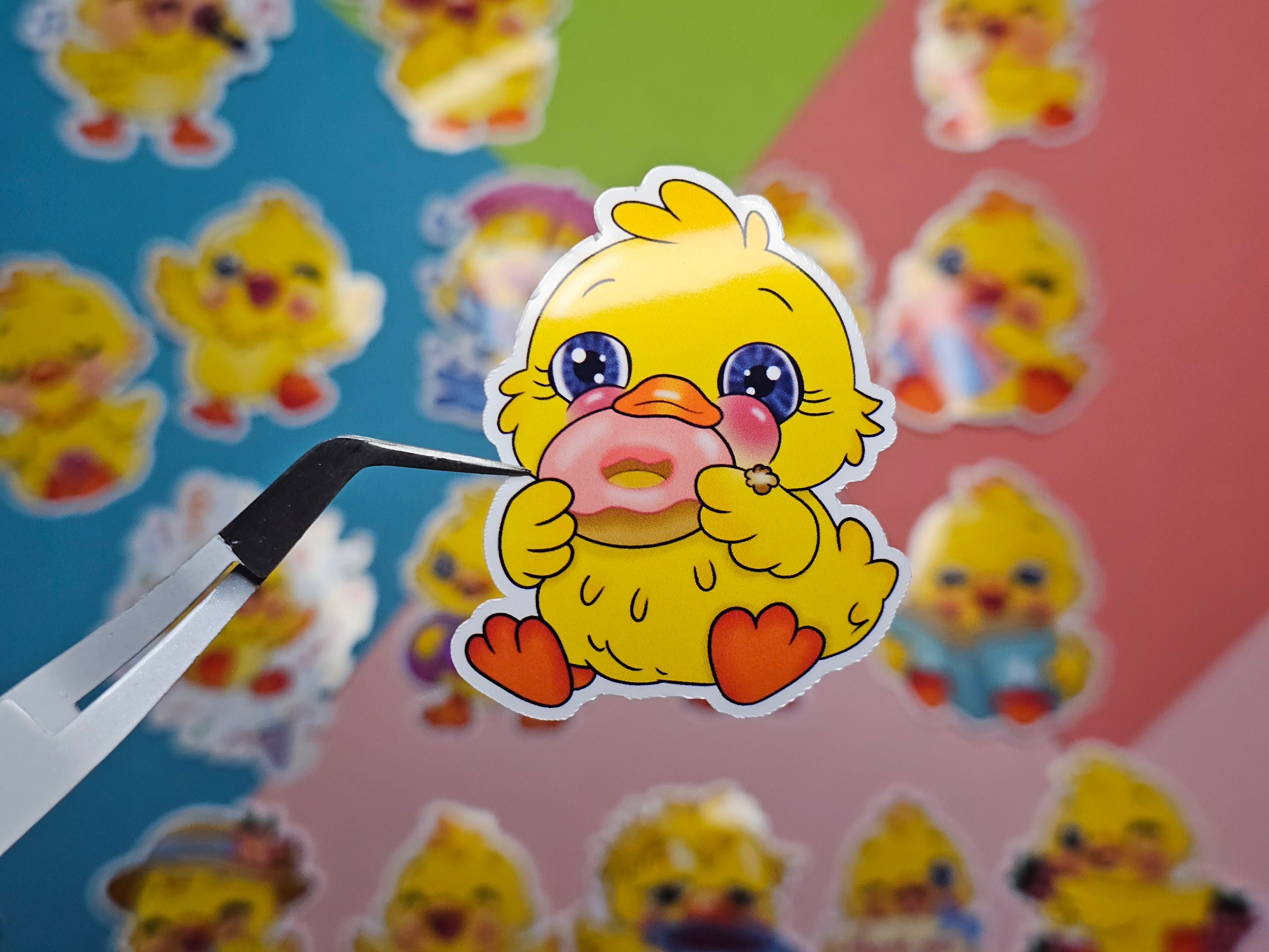 Single Sticker - Cute Ducks
