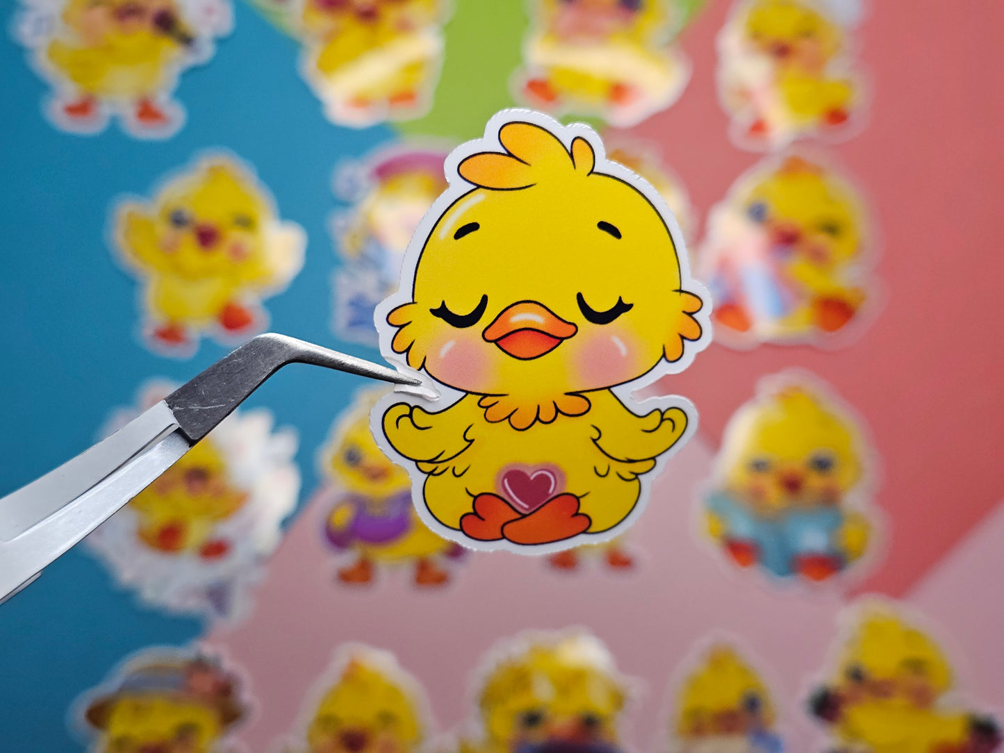 Einzelsticker - Süße Enten