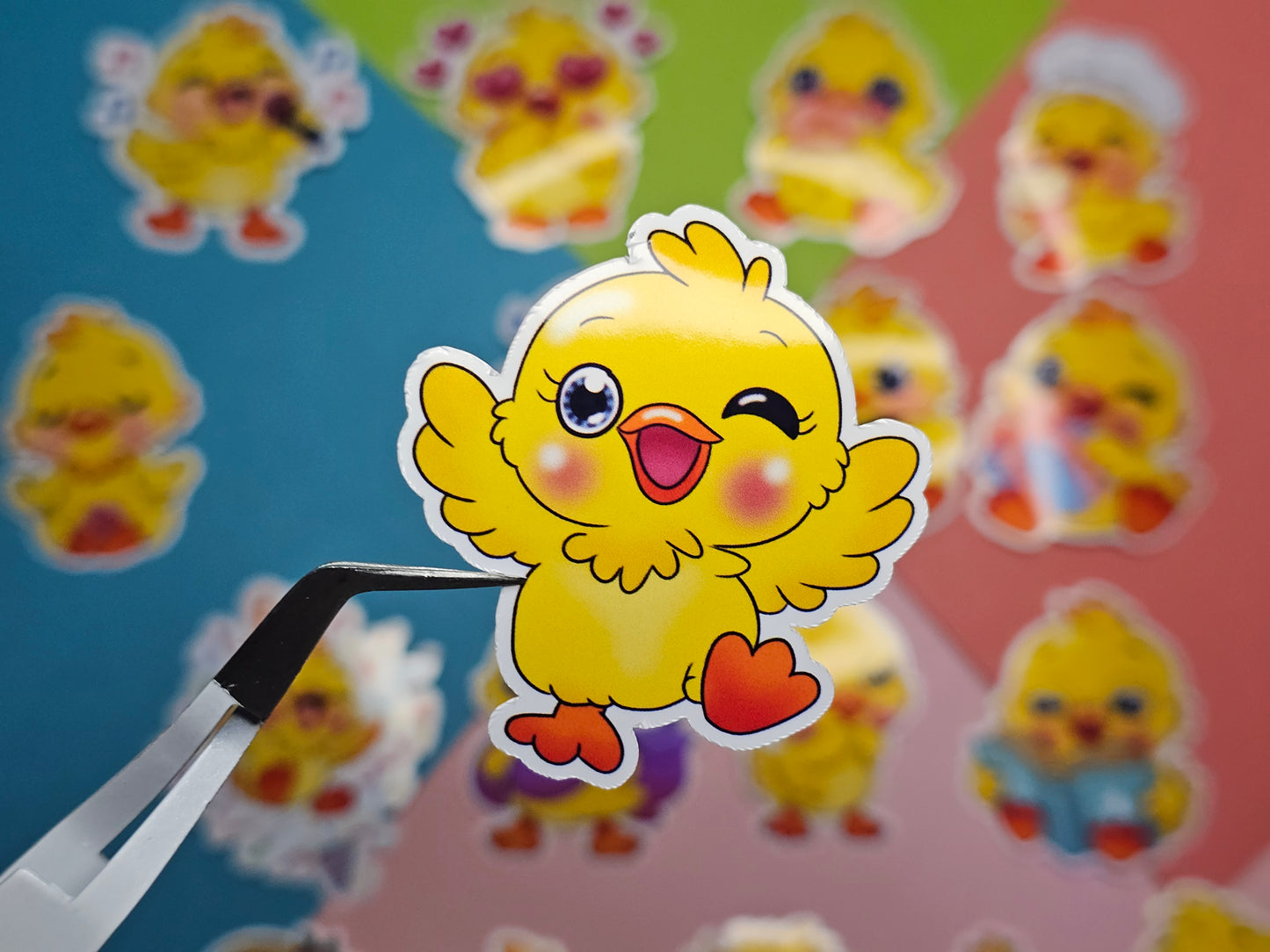 Einzelsticker - Süße Enten