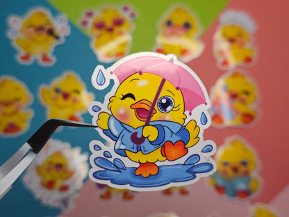 Einzelsticker - Süße Enten