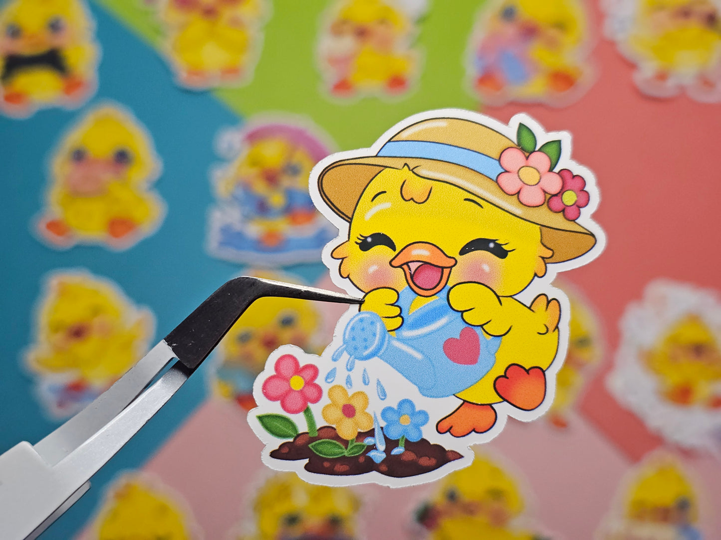 Einzelsticker - Süße Enten