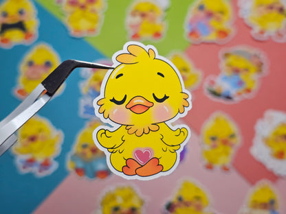 Einzelsticker - Süße Enten