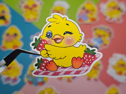 Einzelsticker - Süße Enten