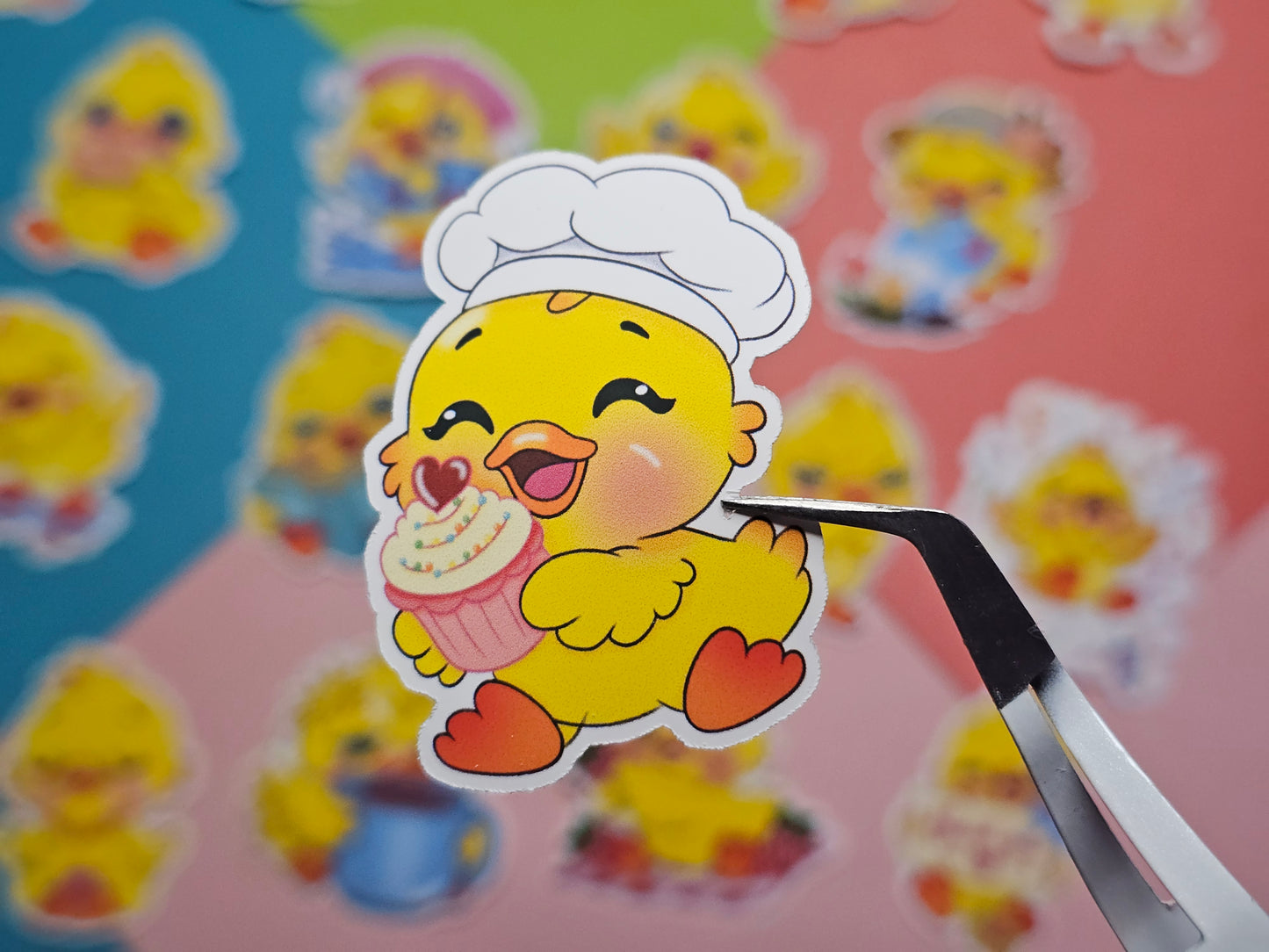 Einzelsticker - Süße Enten