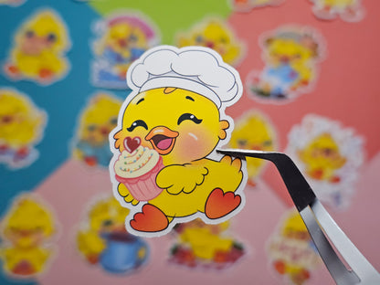 Einzelsticker - Süße Enten
