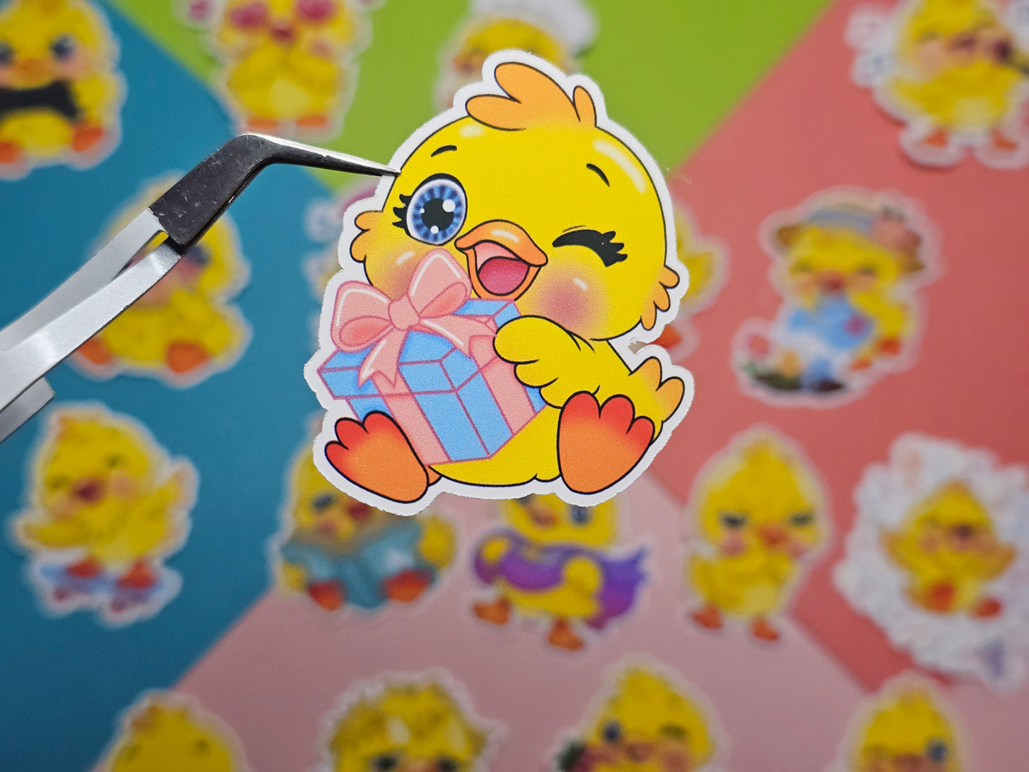 Einzelsticker - Süße Enten