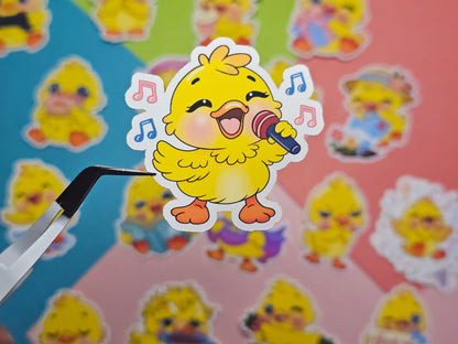 Einzelsticker - Süße Enten
