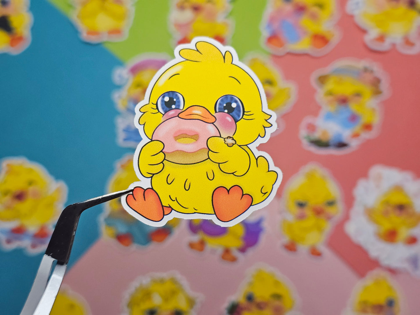 Einzelsticker - Süße Enten