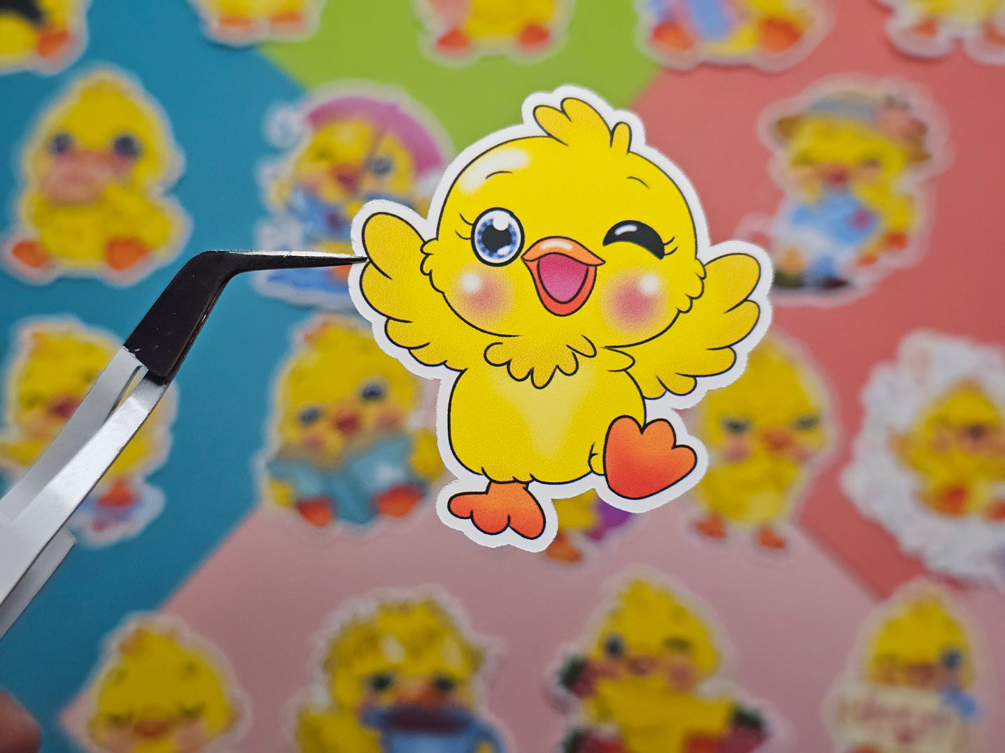 Einzelsticker - Süße Enten
