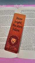 Lion - Bookmark - printed on both sides