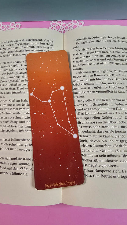 Löwe - Lesezeichen - beidseitig bedruckt