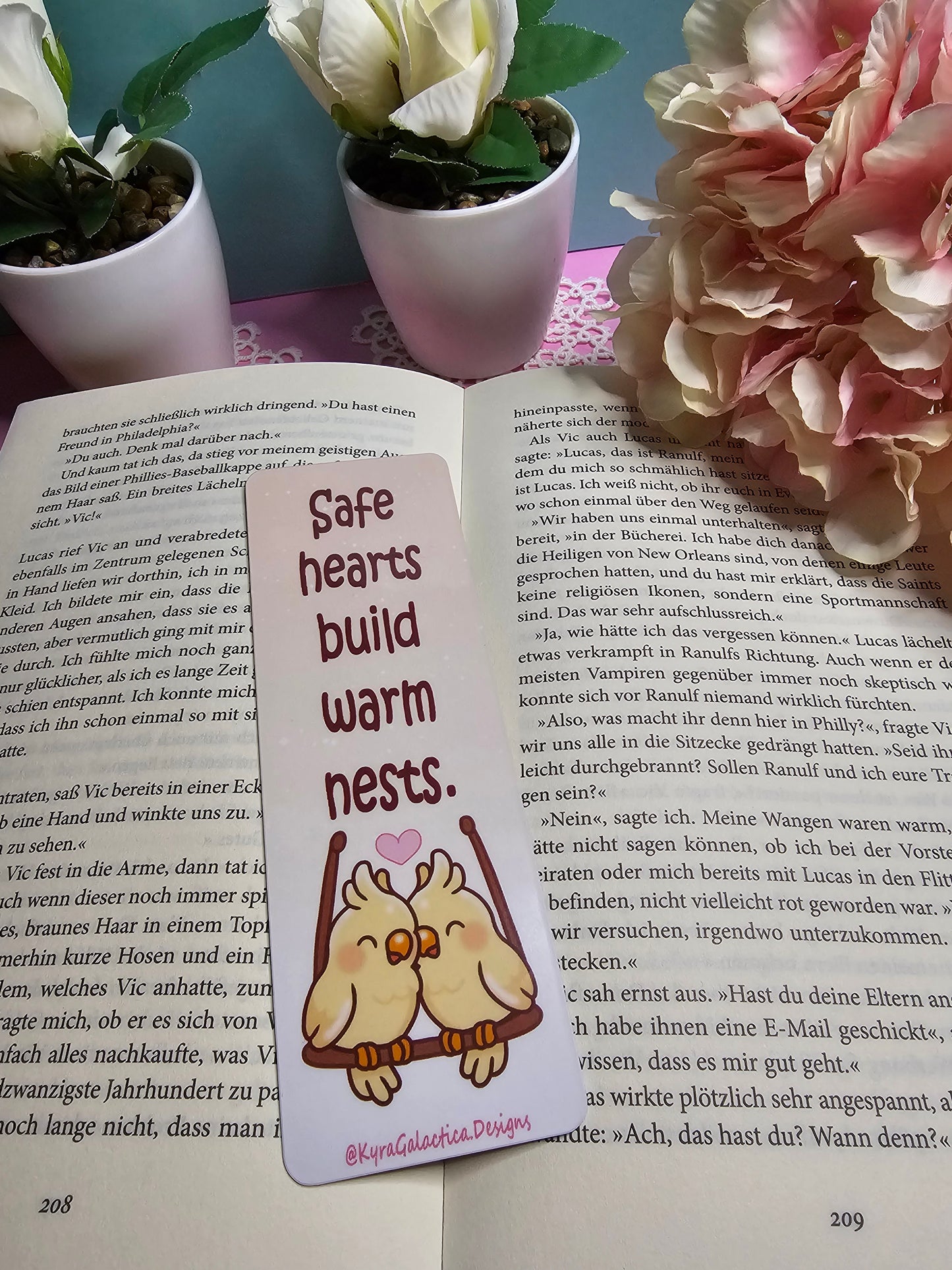 Love Nest - Lesezeichen - beidseitig bedruckt