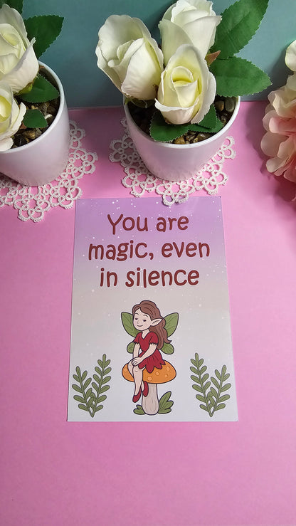 Magische Postkarte – Magische Stille