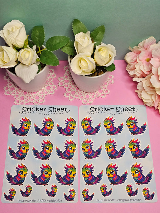 Kyra Galactica Sticker Set - 2 Bögen