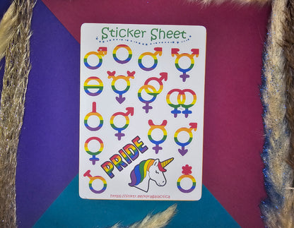 Pride Sticker Set – 1 to 5 sheets