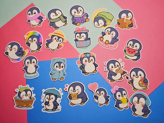 Einzelsticker - Pinguine