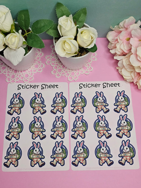 AstroBunny Sticker Set - 2 Bögen