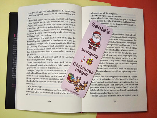 Mr. & Mrs. Claus - Lesezeichen - beidseitig bedruckt