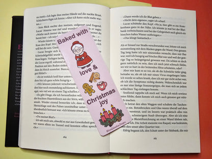 Mr. & Mrs. Claus - Lesezeichen - beidseitig bedruckt
