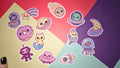 Single Sticker – Galactic Cutie Collection in pink