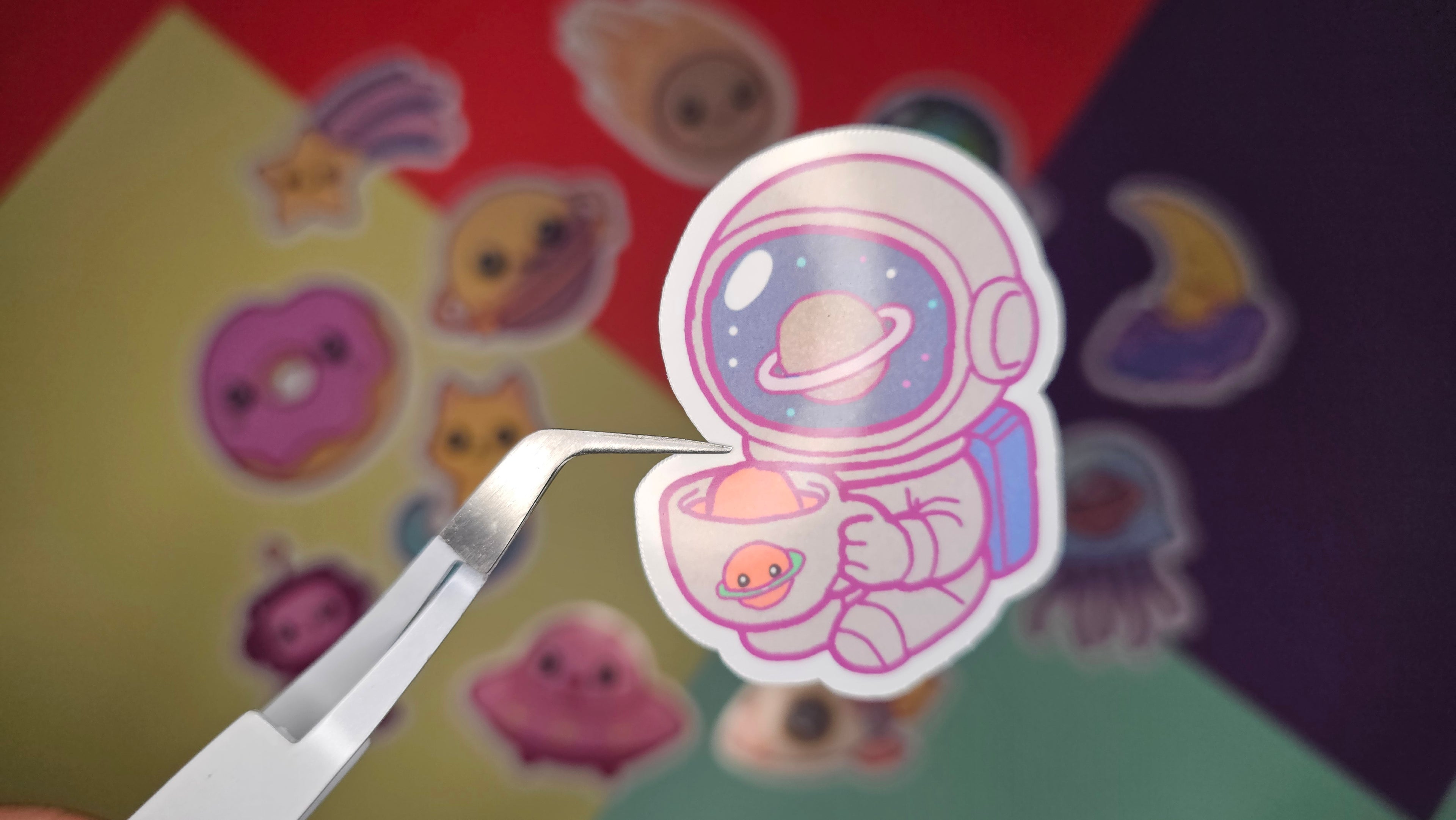 Single Sticker – Galactic Cutie Collection in pink