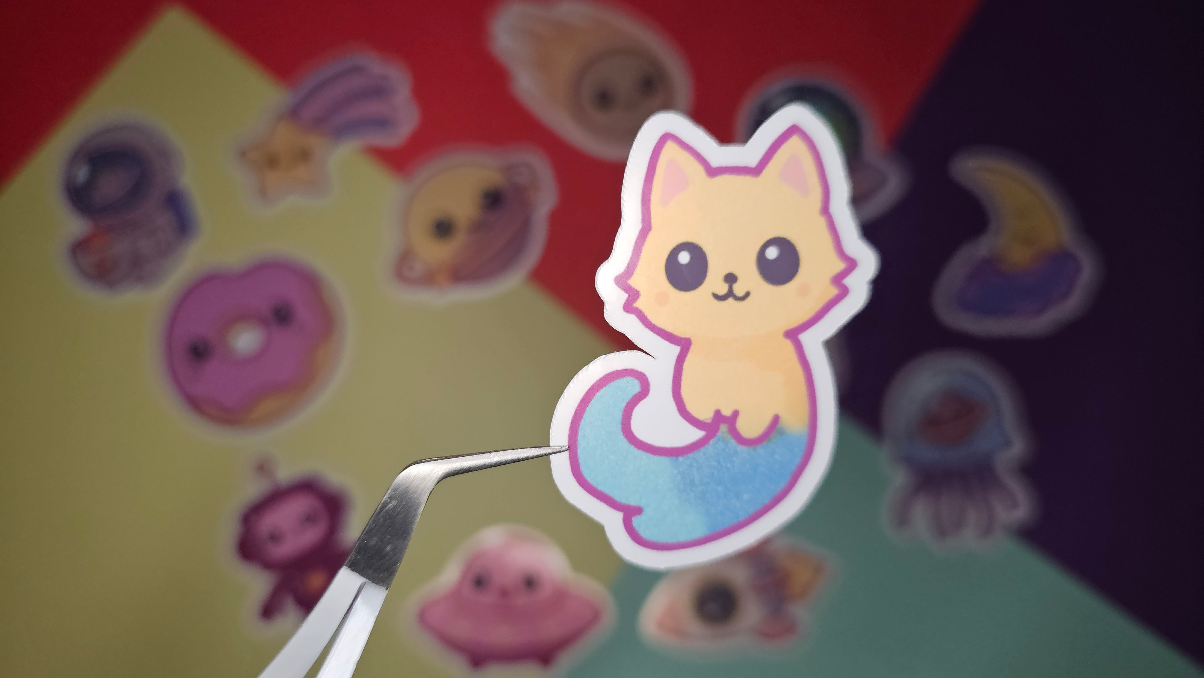 Single Sticker – Galactic Cutie Collection in pink