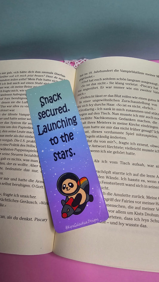 Raketenpanda & Chill-Faultier - Lesezeichen - beidseitig bedruckt