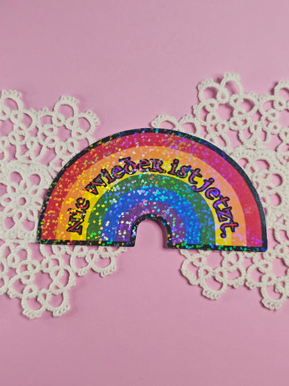 Einzelsticker - Regenbogen „Nie wieder ist jetzt“