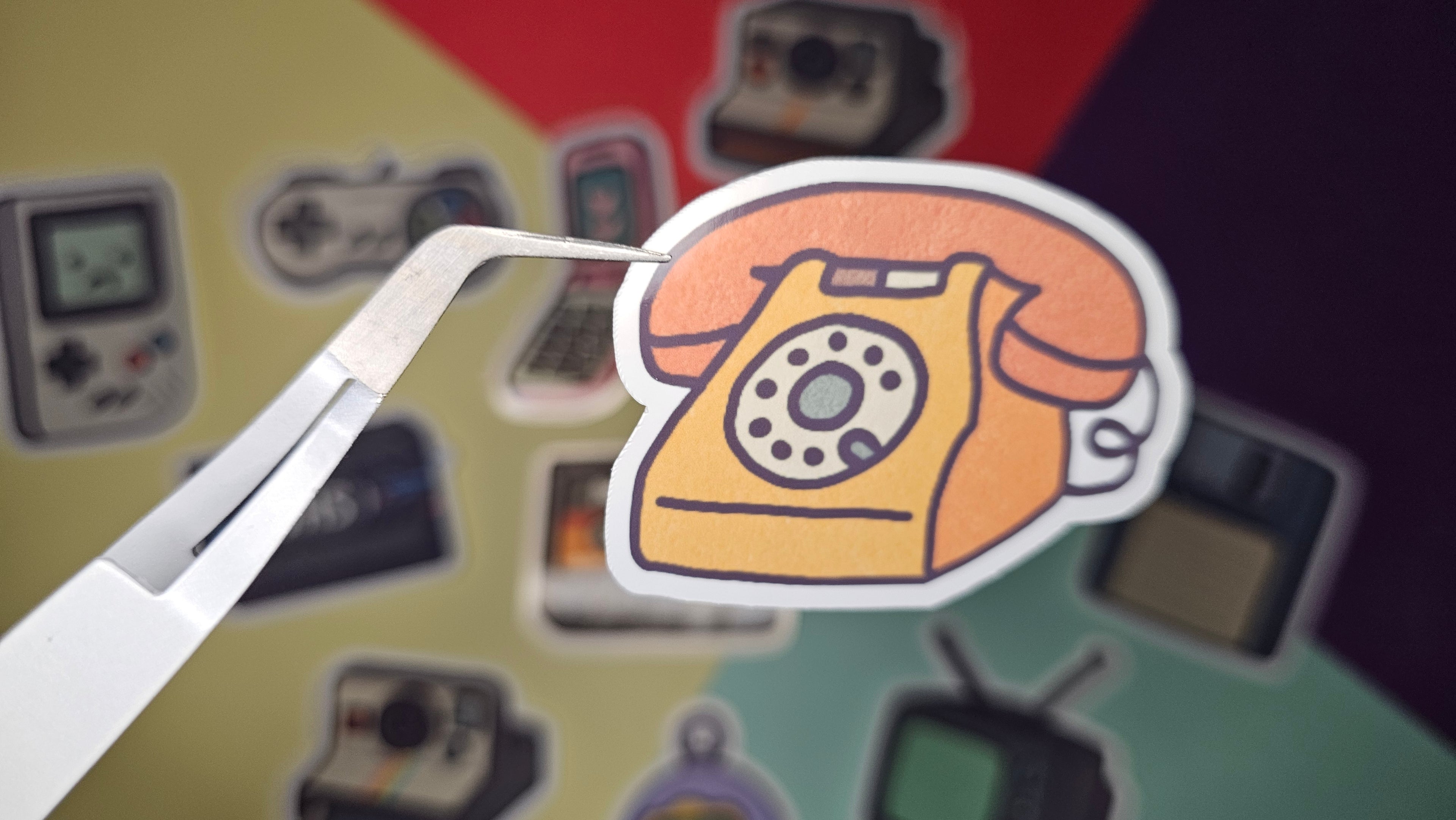 Single Sticker - Retro Tech Nostalgia Collection