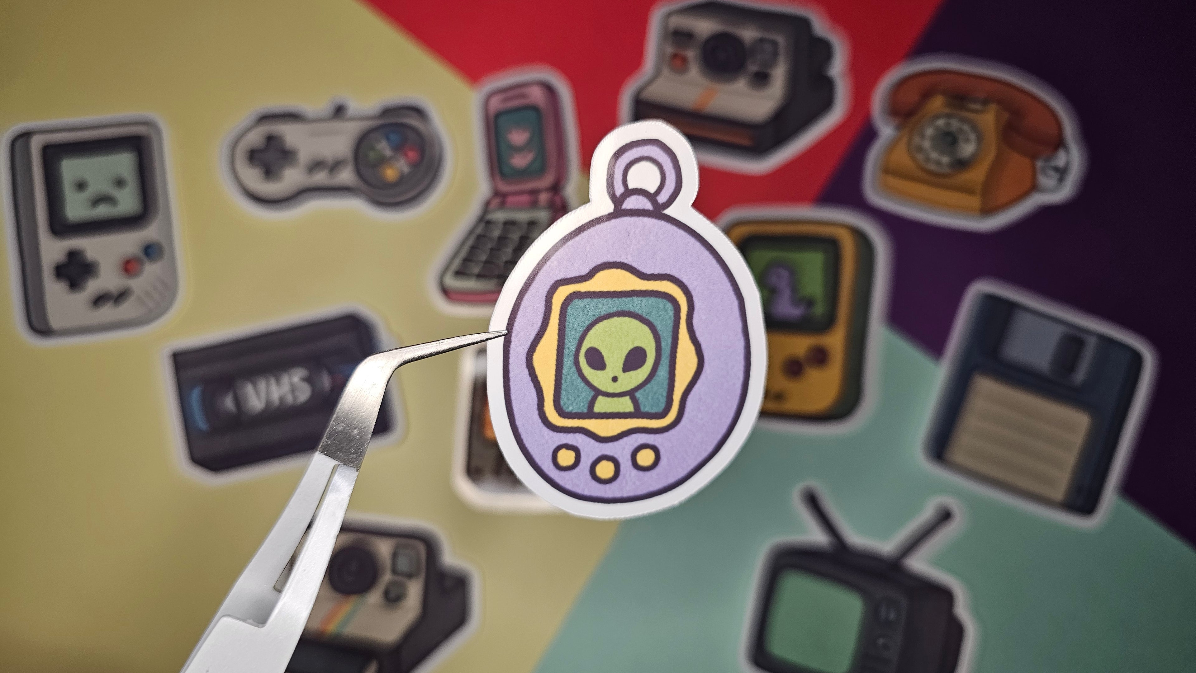 Single Sticker - Retro Tech Nostalgia Collection
