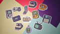 Single Sticker - Retro Tech Nostalgia Collection