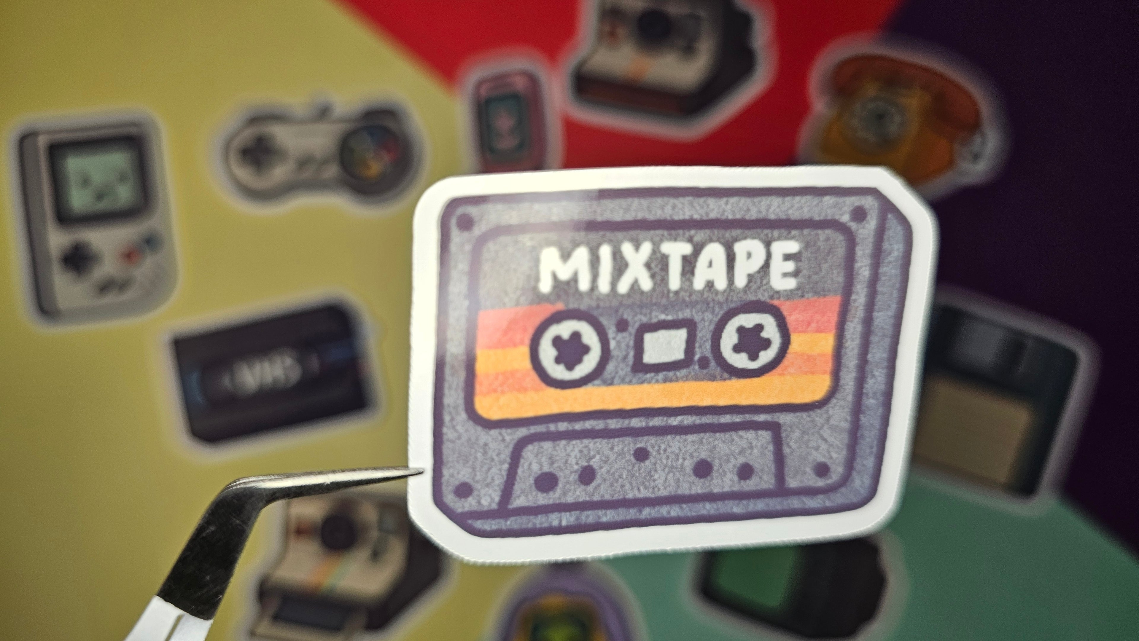 Single Sticker - Retro Tech Nostalgia Collection