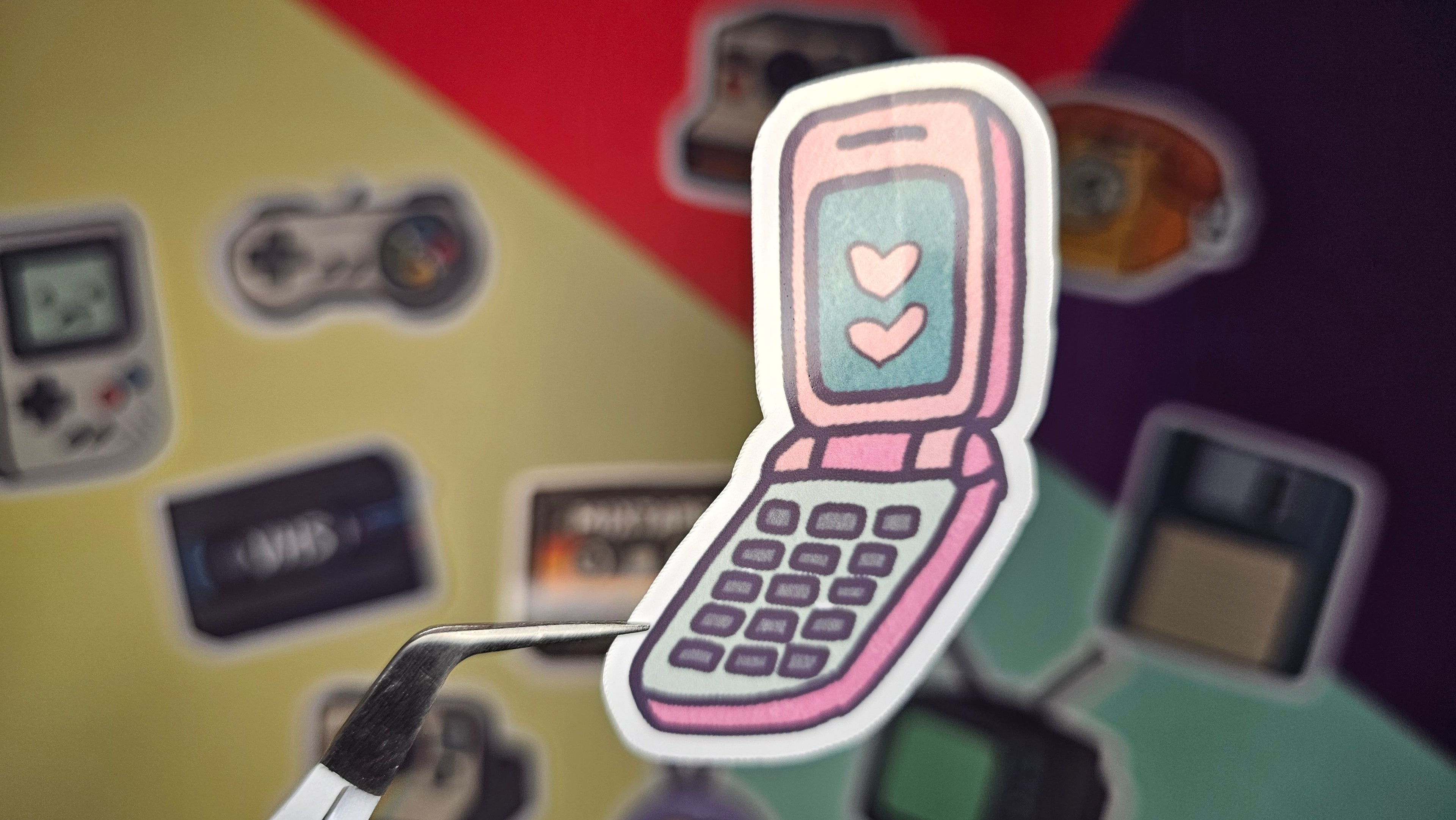 Single Sticker - Retro Tech Nostalgia Collection
