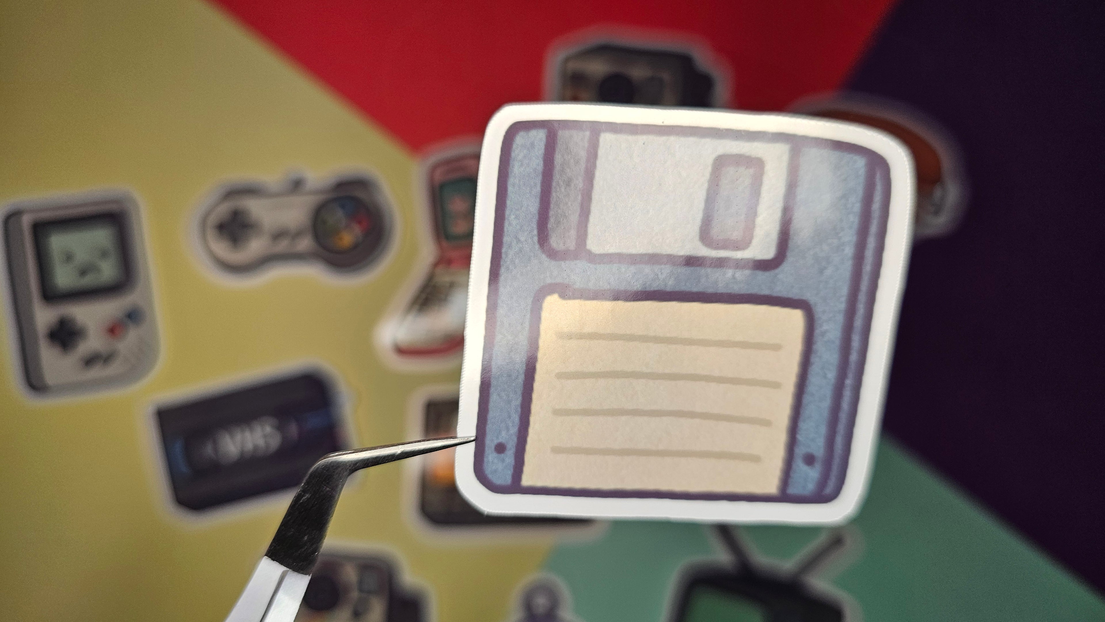 Single Sticker - Retro Tech Nostalgia Collection