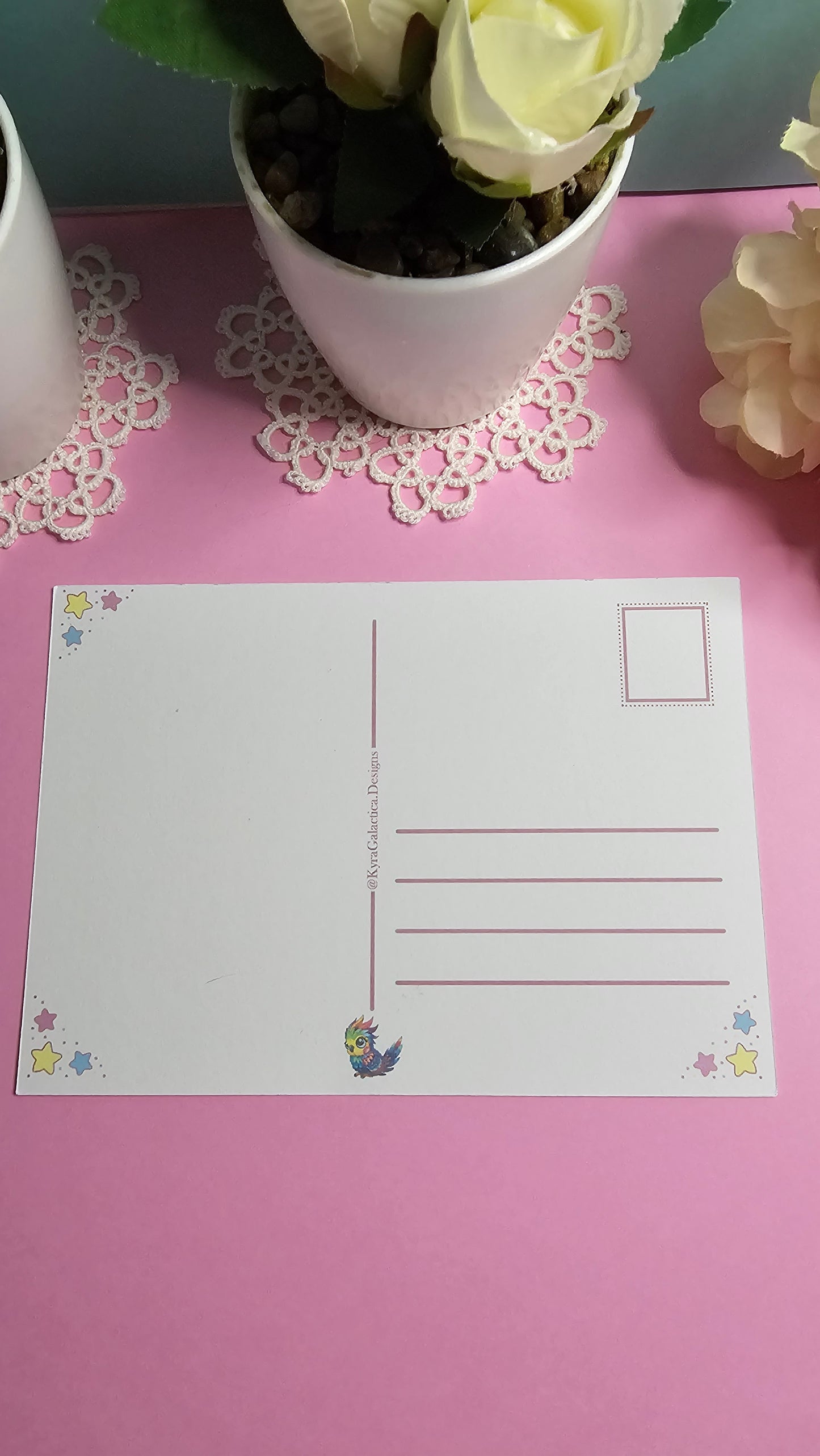 Pinguin Postkarte – Be Yourself