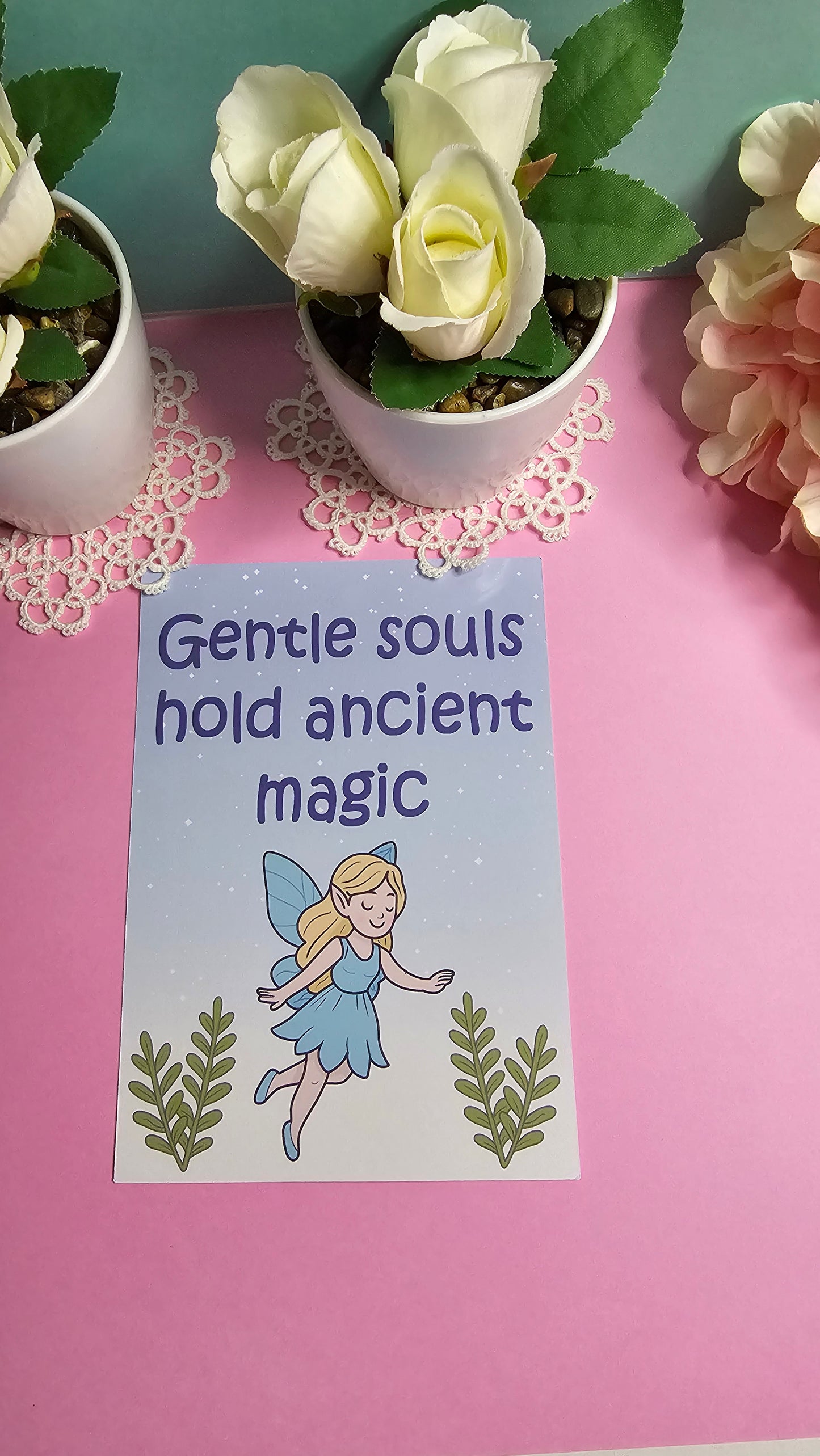 Magische Postkarte – Sanfter Himmel