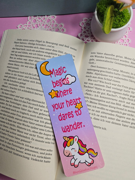 Cloudy Dreamer - Lesezeichen - beidseitig bedruckt