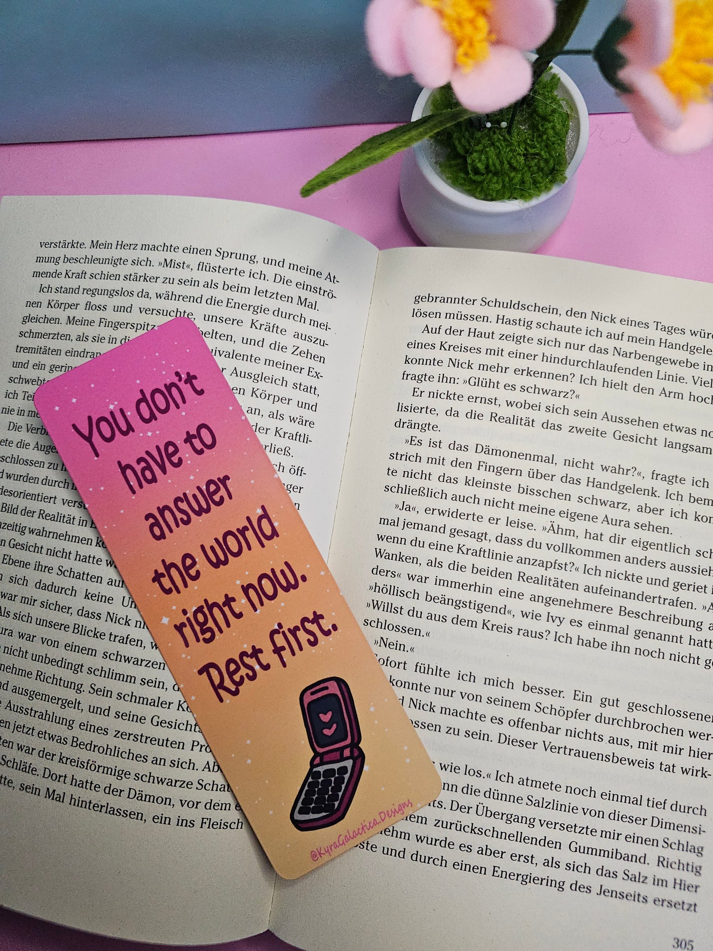 Late Night Comfort - Lesezeichen - beidseitig bedruckt