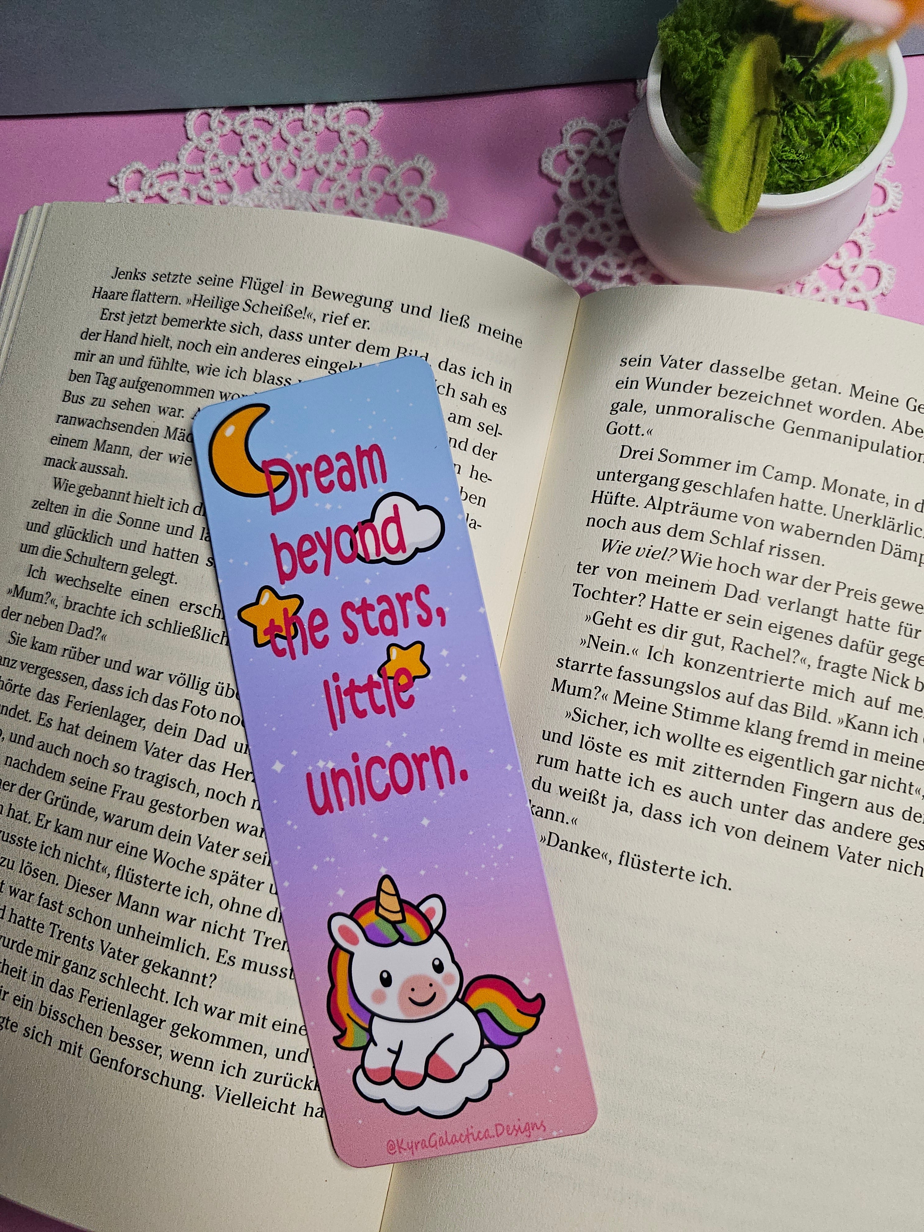 Cloudy Dreamer - Bookmark - double-sided print