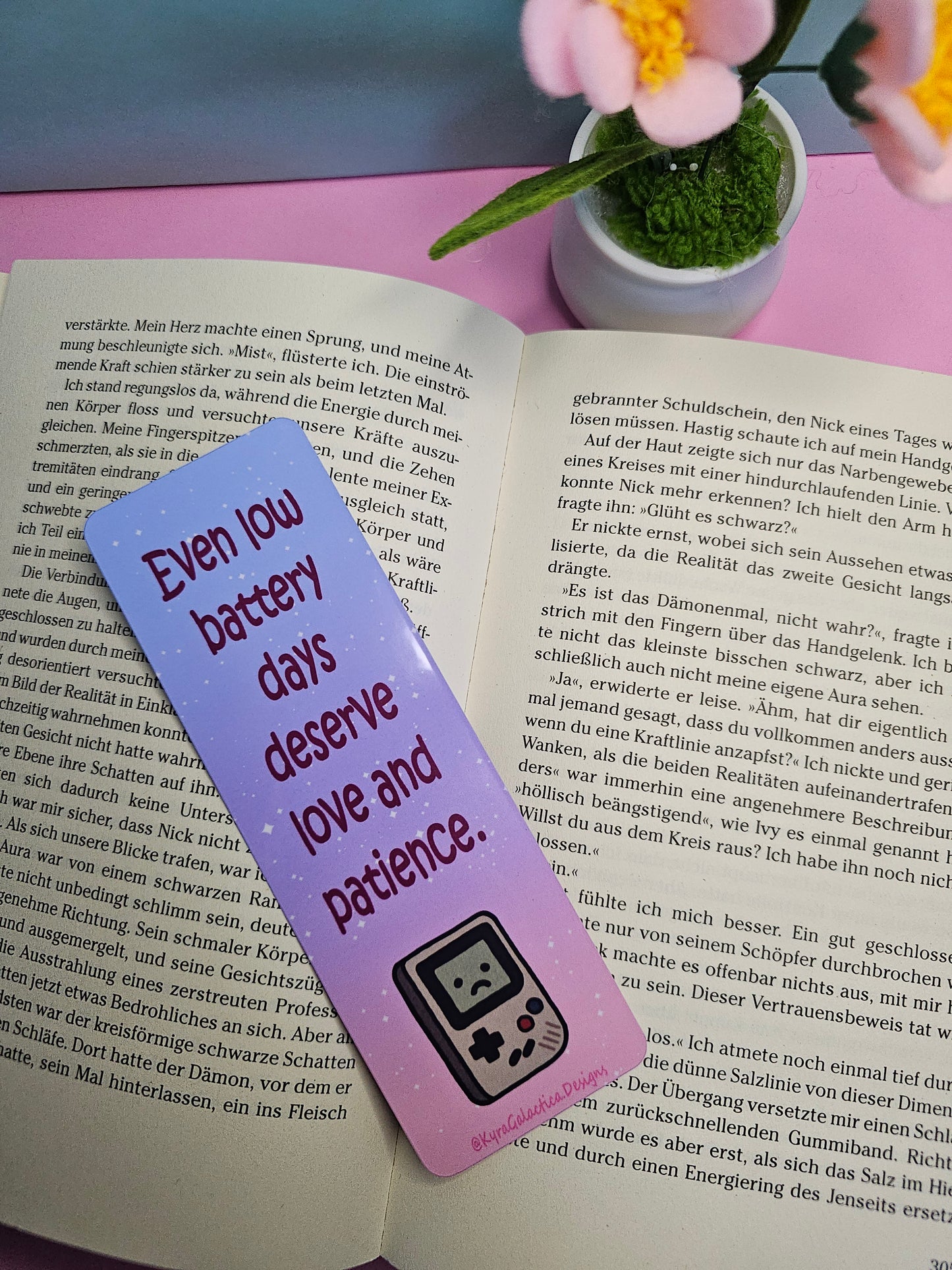 Player One, Be Kind - Lesezeichen - beidseitig bedruckt