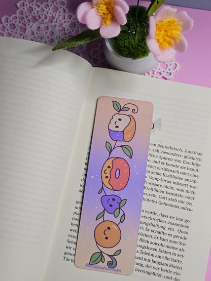 Sushi, Donut & Berries - Lesezeichen - beidseitig bedruckt